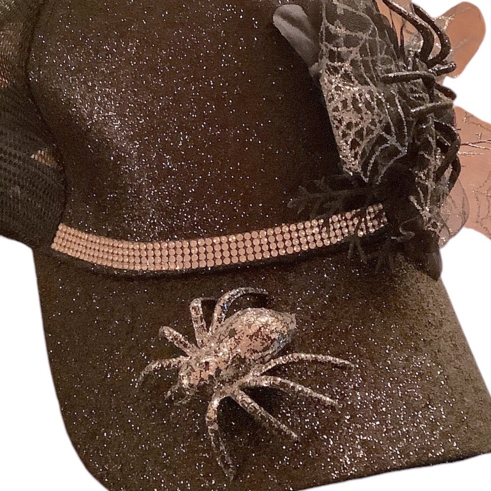 Spooky Spider Halloween Baseball Hat - Picture 3 of 6